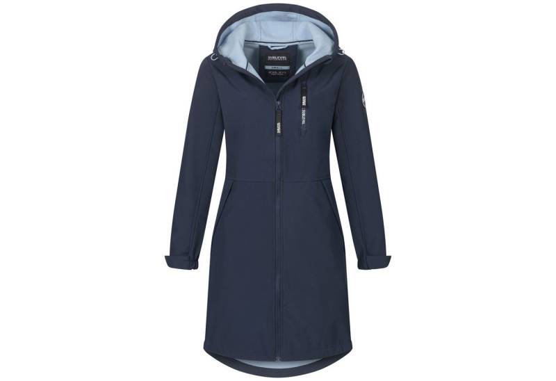 SUBLEVEL Softshelljacke Damen Jacke Übergangs Frühling Herbst Outdoor Regen Softshell von SUBLEVEL
