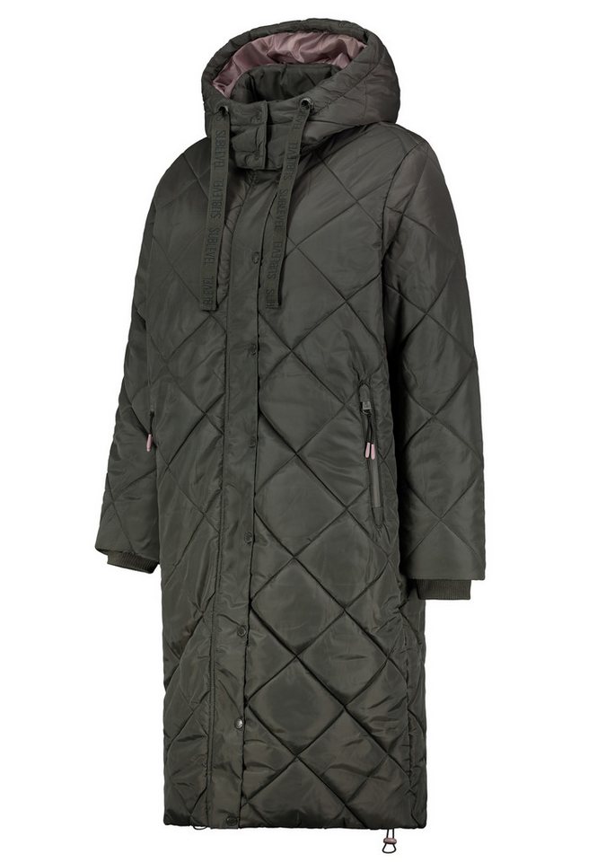 SUBLEVEL Steppjacke Damen Mantel mit Kapuze lange Winter Jacke Parka Stehkragen, Kapuze, flauschig, kuschelig, warm, Outdoor, Mantel von SUBLEVEL
