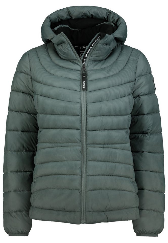 SUBLEVEL Steppjacke Damen Übergangsjacke leicht für Herbst & Winter Outdoor Freizeit von SUBLEVEL