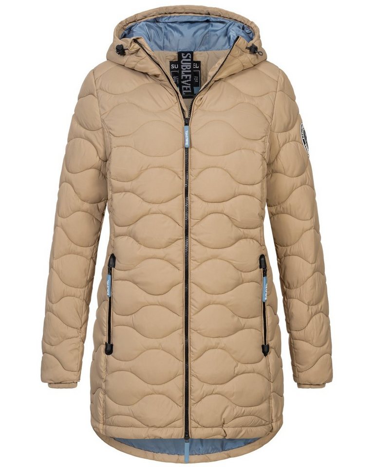 SUBLEVEL Steppjacke Damen Winter Jacke Mantel Parka Steppjacke Steppmantel Wintermantel von SUBLEVEL