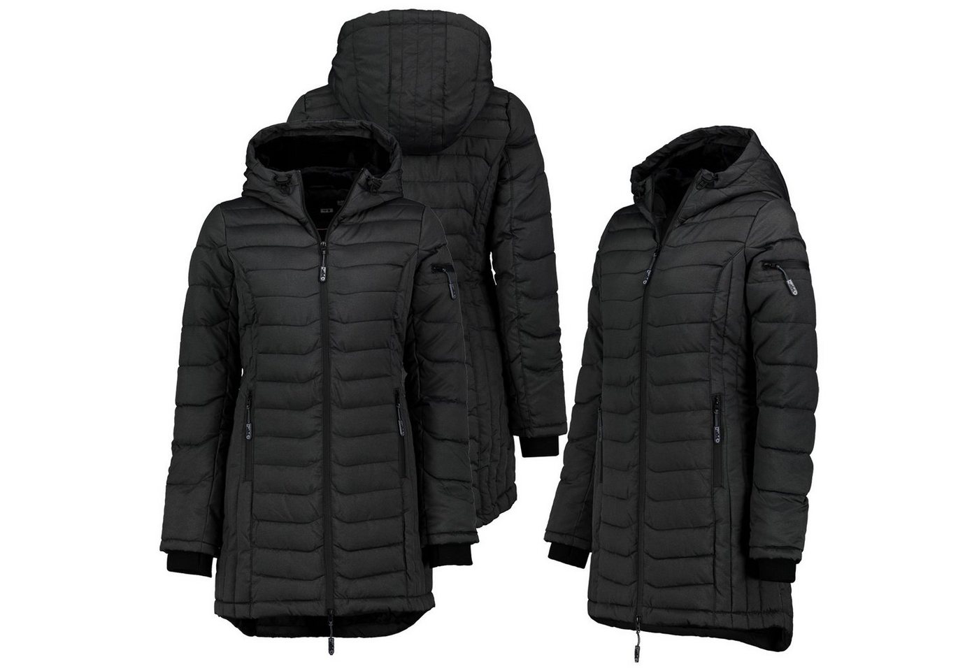 SUBLEVEL Steppjacke Damen Winter Jacke Mantel Parka Steppjacke Steppmantel Wintermantel von SUBLEVEL