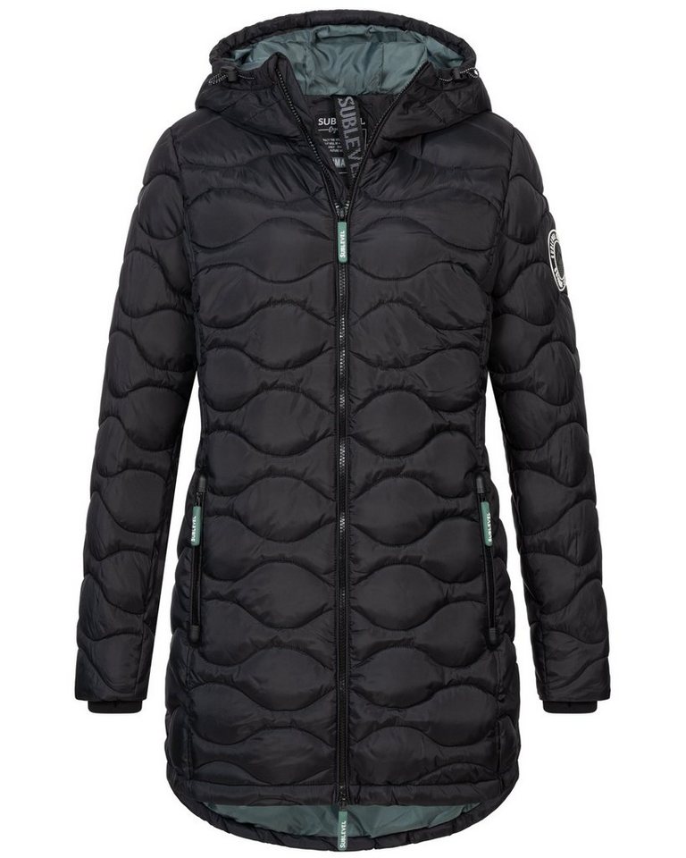 SUBLEVEL Steppjacke Damen Winter Jacke Mantel Parka Steppjacke Steppmantel Wintermantel von SUBLEVEL