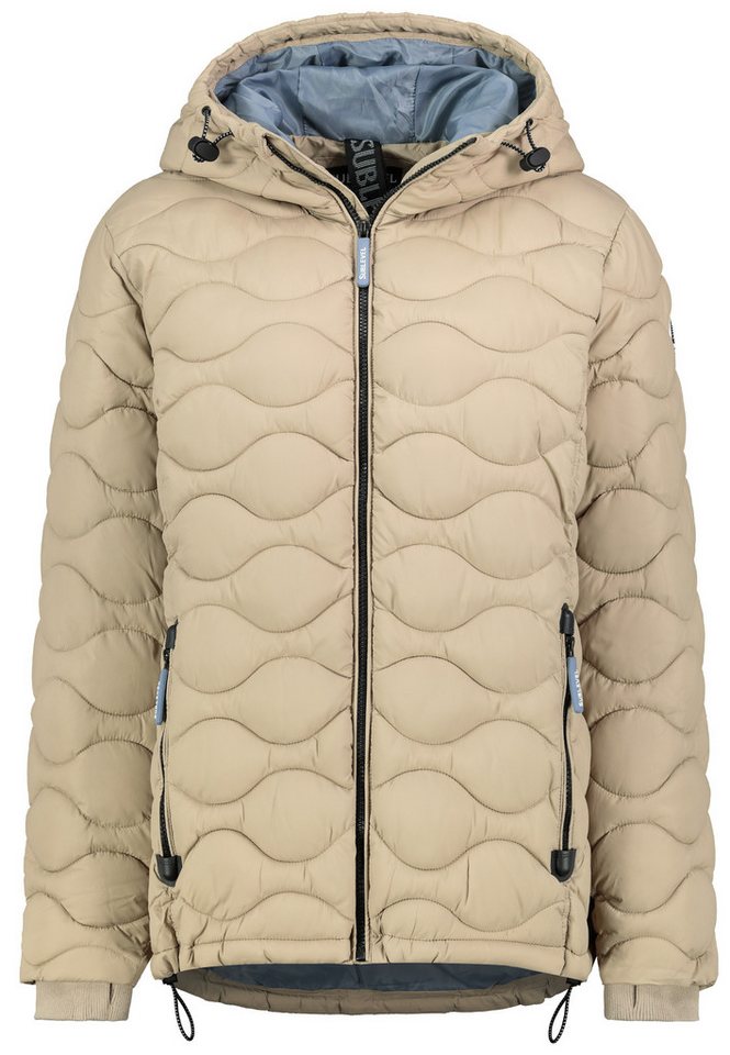 SUBLEVEL Steppjacke Damen mit Kapuze gefütterte Winter Jacke SUBLEVEL Steppjacke Damen mit Kapuze gefütterte Winter Jacke von SUBLEVEL
