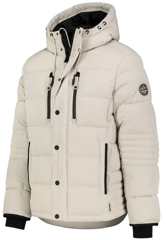 SUBLEVEL Steppjacke Herren Winterjacke Übergangsjacke Jacke Warm Modern mit Kapuze von SUBLEVEL