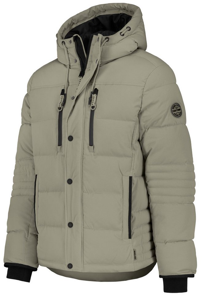 SUBLEVEL Steppjacke Herren Winterjacke Übergangsjacke Jacke Warm Modern mit Kapuze von SUBLEVEL