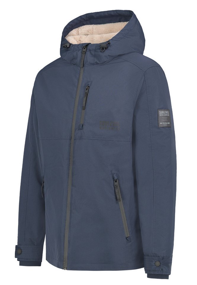 SUBLEVEL Steppjacke Herren Winterjacke Übergangsjacke Jacke Warm Modern mit Kapuze von SUBLEVEL