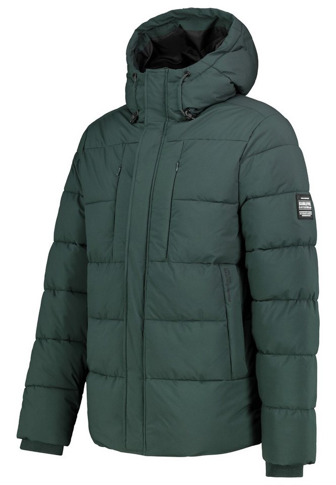 SUBLEVEL Steppjacke Herren Winterjacke Übergangsjacke Jacke Warm Modern mit Kapuze von SUBLEVEL