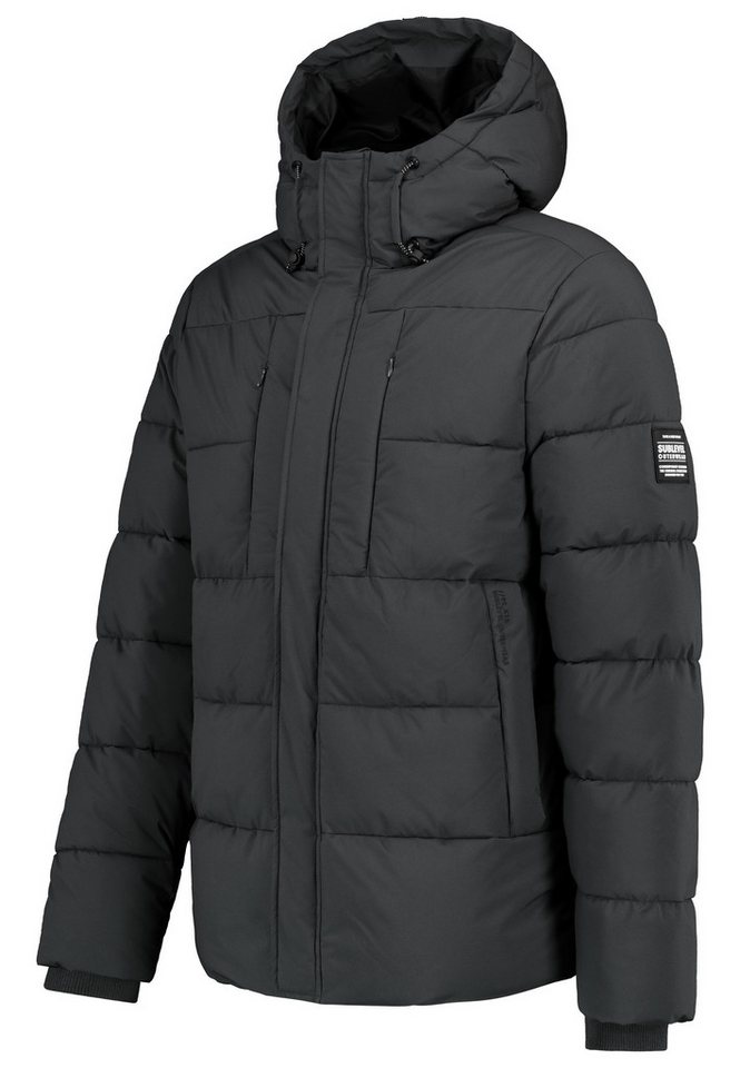 SUBLEVEL Steppjacke Herren Winterjacke Übergangsjacke Jacke Warm Modern mit Kapuze von SUBLEVEL