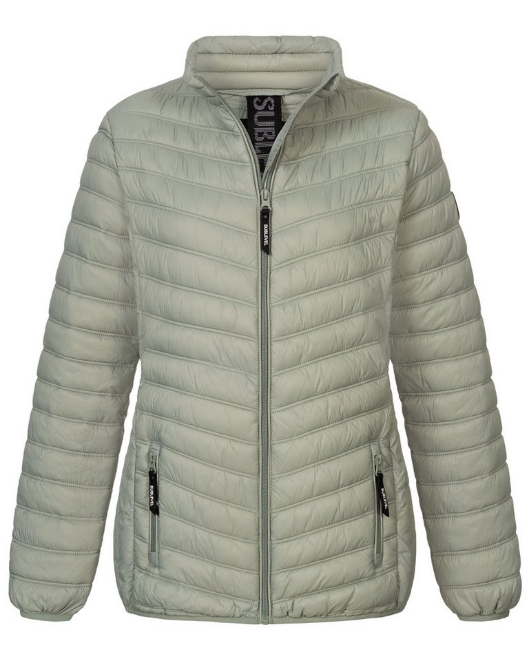 SUBLEVEL Steppjacke Sublevel Damen Frühlings Jacke Steppjacke Übergangsjacke Stehkragen von SUBLEVEL