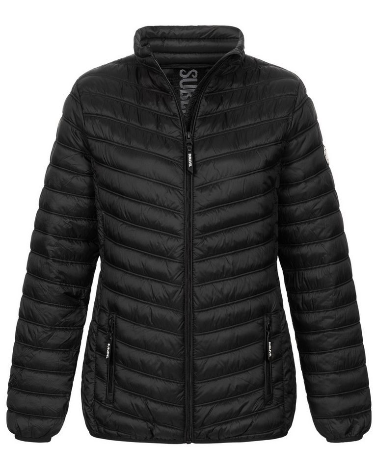 SUBLEVEL Steppjacke Sublevel Damen Frühlings Jacke Steppjacke Übergangsjacke Stehkragen von SUBLEVEL