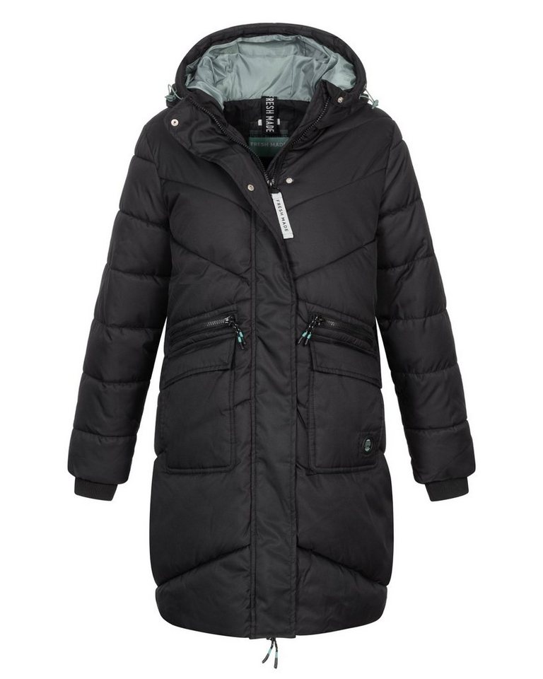 SUBLEVEL Steppjacke Winter Jacke Mantel Parka Steppjacke Lange Winter Mantel Warm gesteppt von SUBLEVEL