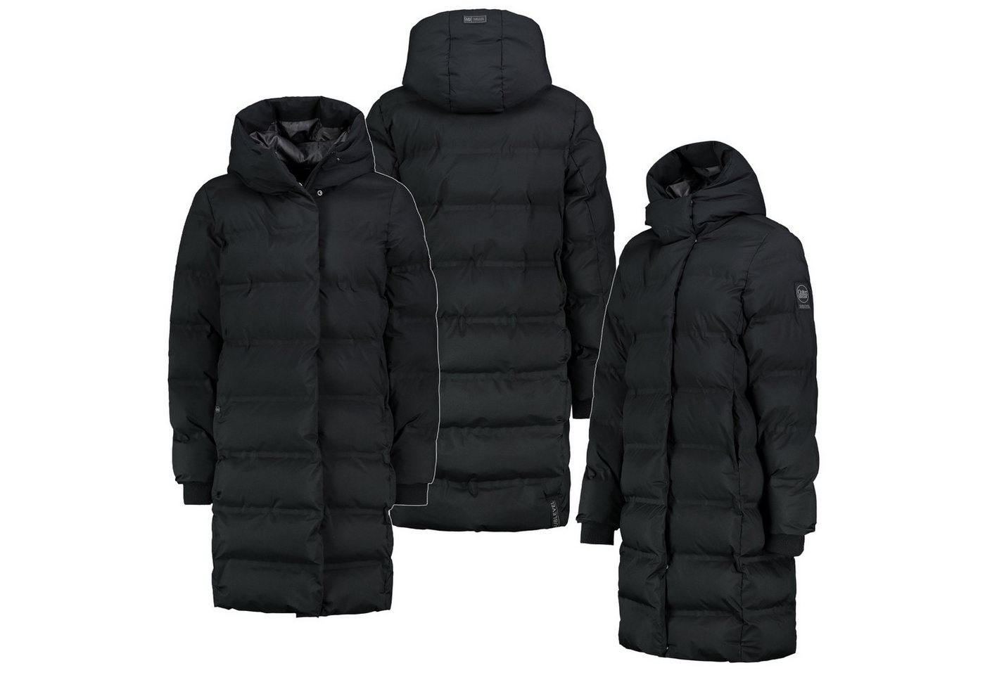 SUBLEVEL Steppmantel Damen Winter Jacke Mantel Parka Steppjacke Steppmantel lang funktional von SUBLEVEL
