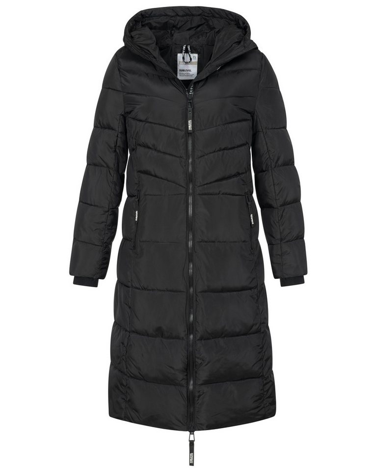 SUBLEVEL Steppmantel Damen Winter Jacke Mantel Parka Steppjacke Steppmantel lang funktional von SUBLEVEL