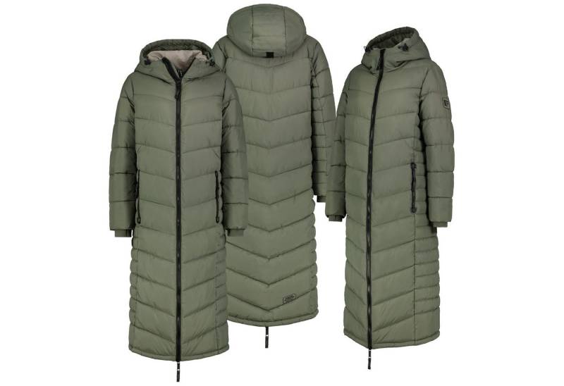 SUBLEVEL Steppmantel Winter Jacke Parka Steppjacke Steppmantel Wintermantel Lange Mantel von SUBLEVEL