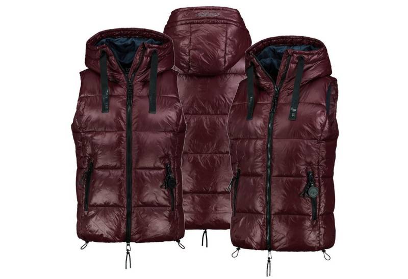 SUBLEVEL Steppweste Stepp weste Kapuze Übergangs Herbst Winter Windbreaker bodywarmer von SUBLEVEL