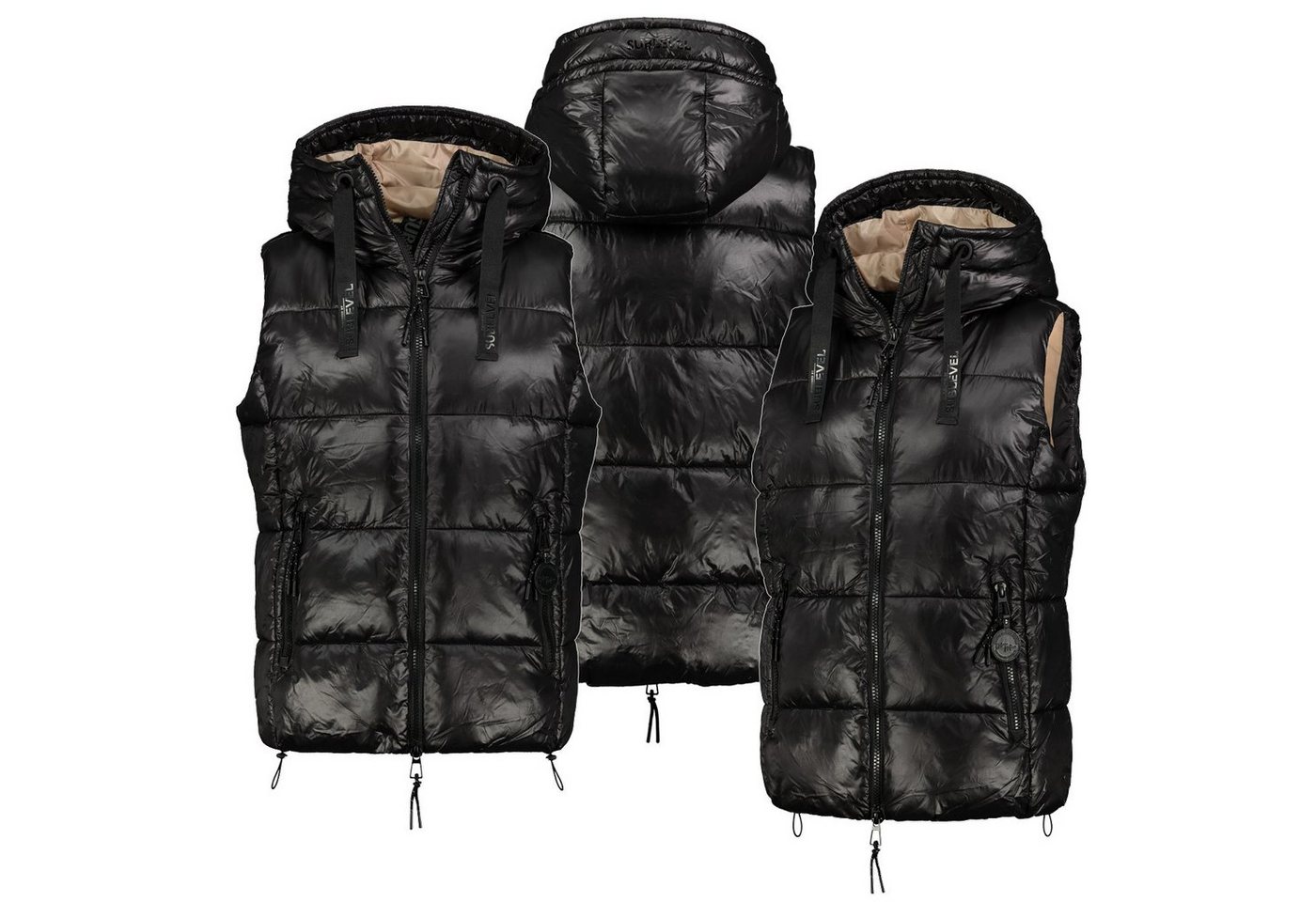 SUBLEVEL Steppweste Stepp weste Kapuze Übergangs Herbst Winter Windbreaker bodywarmer SUBLEVEL Steppweste Stepp weste Kapuze Übergangs Herbst Winter Windbreaker bodywarmer von SUBLEVEL