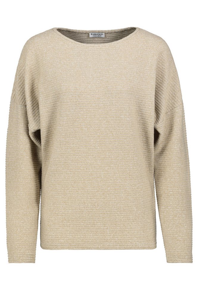 SUBLEVEL Strickpullover Bequemes Strickmode-Essential für jeden Anlass (1-tlg) D16102O02639A_Pullover von SUBLEVEL