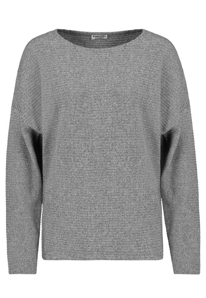 SUBLEVEL Strickpullover Bequemes Strickmode-Essential für jeden Anlass (1-tlg) D16102O02639A_Pullover von SUBLEVEL