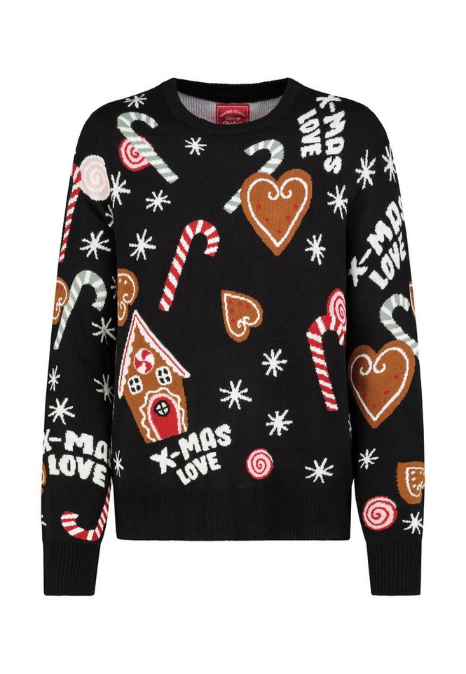 SUBLEVEL Strickpullover Damen Allover Weihnachtspullover von SUBLEVEL