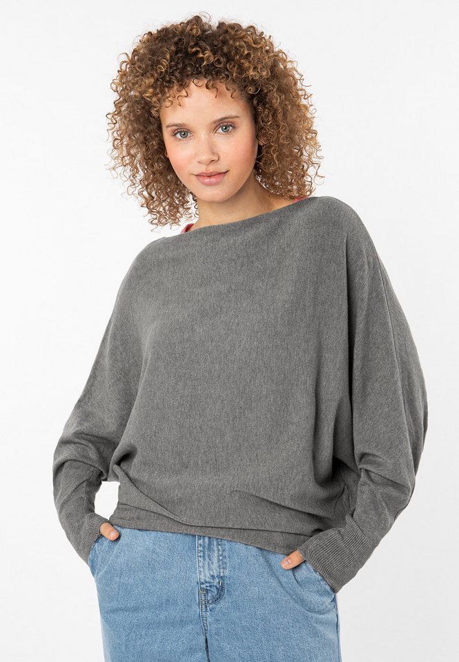 SUBLEVEL Strickpullover Strickpullover Fledermaus von SUBLEVEL