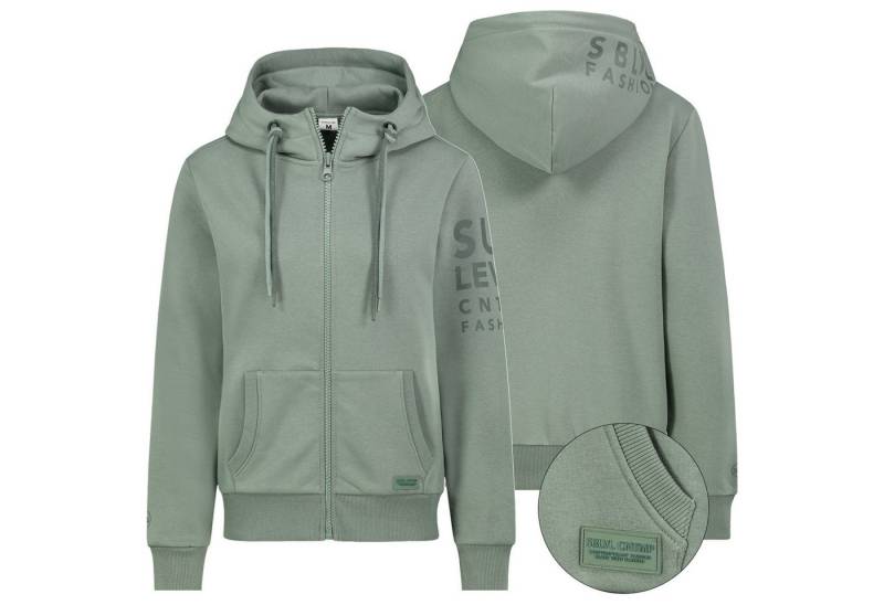 SUBLEVEL Sweatjacke Sweatjacke Hoodie Sweater Kapuzenpullover Übergangsjacke Frühlings von SUBLEVEL