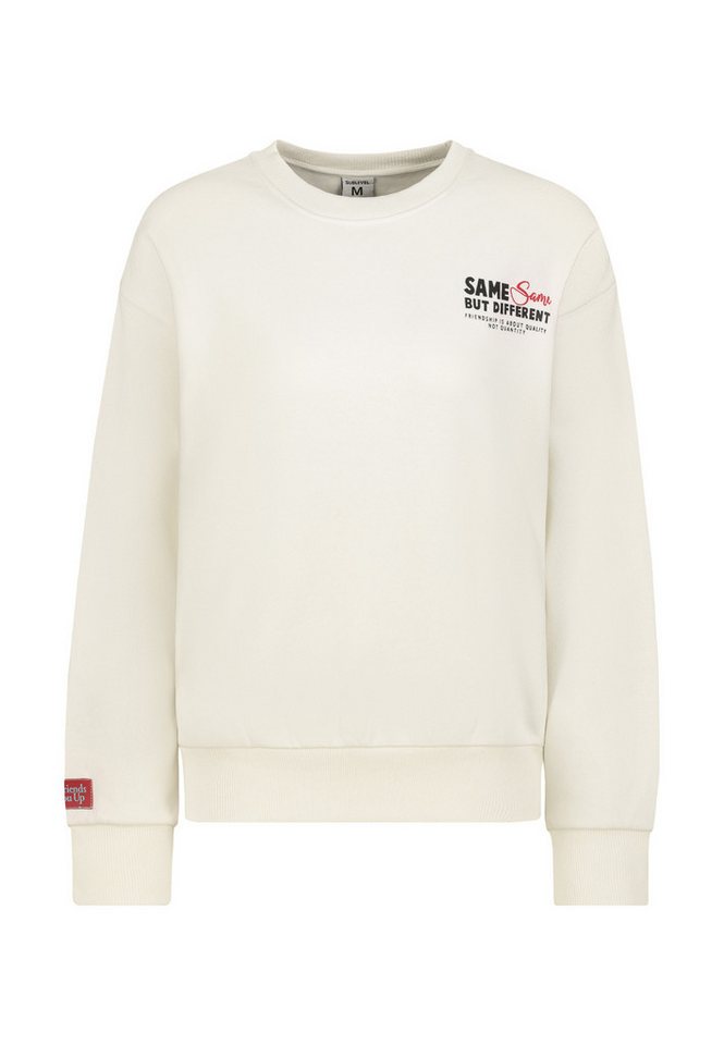 SUBLEVEL Sweatshirt Damen Pullover langarm mit Kuscheltierprint Sweater, Sweatpullover von SUBLEVEL