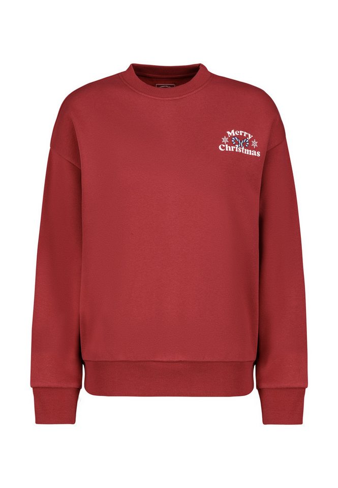 SUBLEVEL Sweatshirt Damen Weihnachtspullover mit Backprint von SUBLEVEL