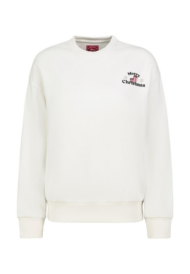 SUBLEVEL Sweatshirt Damen Weihnachtspullover mit Backprint von SUBLEVEL