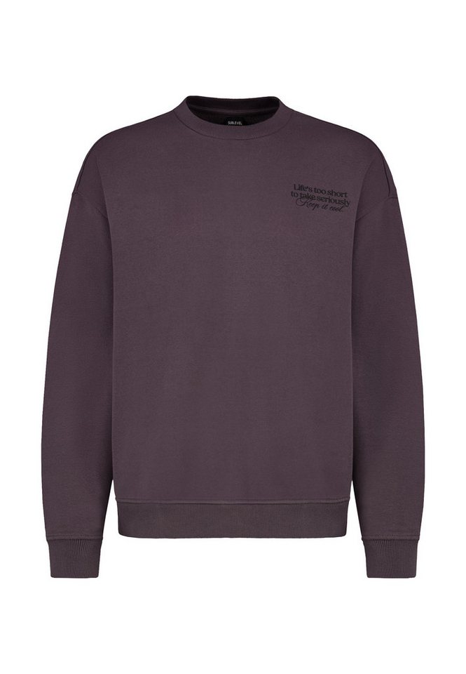 SUBLEVEL Sweatshirt Herren Pullover langarm mit Rückenprint Sweater, Sweatpullover von SUBLEVEL