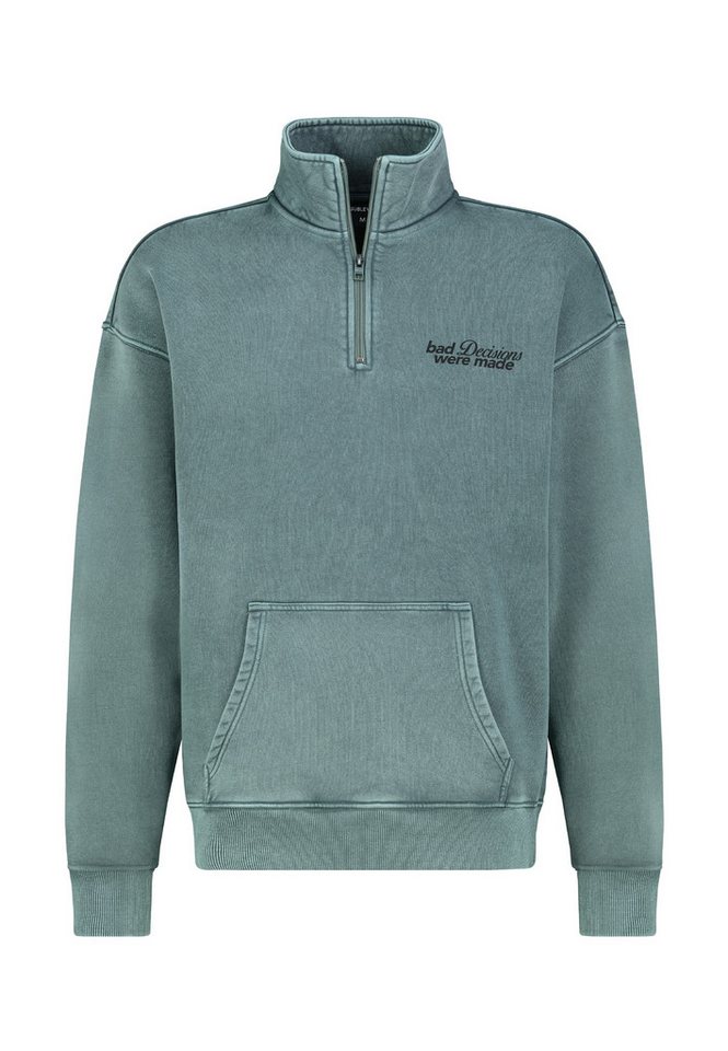 SUBLEVEL Sweatshirt Herren Pullover langarm mit Stehkragen Sweater, Sweatpullover, Stehkragen von SUBLEVEL
