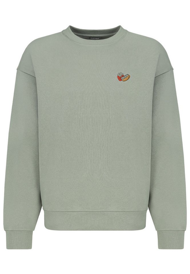 SUBLEVEL Sweatshirt Herren Pullover langarm mit Stickerei Sweater, Sweatpullover von SUBLEVEL