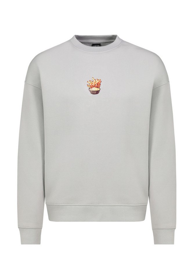 SUBLEVEL Sweatshirt Herren Pullover langarm oversize mit Prints Sweater, Sweatpullover von SUBLEVEL