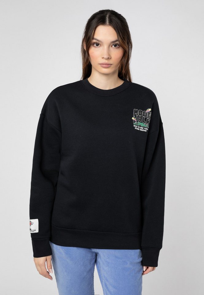 SUBLEVEL Sweatshirt Sweater mit Backprint von SUBLEVEL