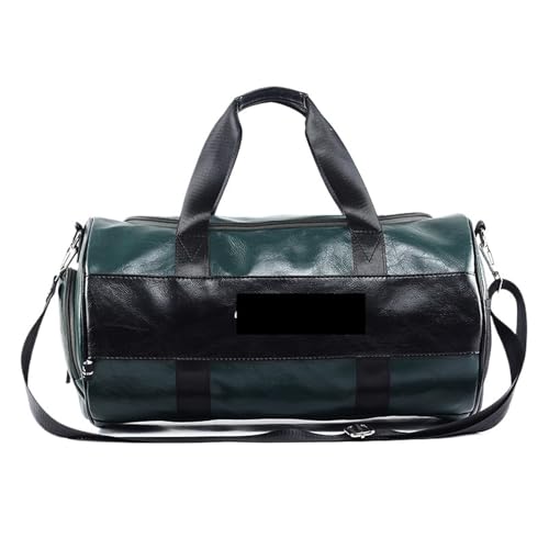 Große Weekender echt Leder Fitness Reisetasche Trockenen Trennung Männer Sport Tasche Frauen Hand-gehalten(Color 4) von SUBLXPoten