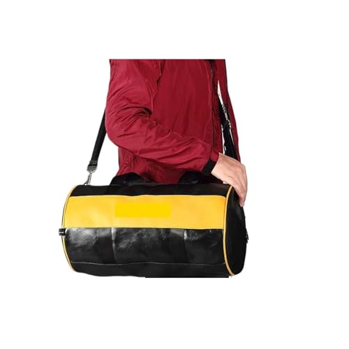 Große Weekender echt Leder Fitness Reisetasche Trockenen Trennung Männer Sport Tasche Frauen Hand-gehalten(Color 5) von SUBLXPoten