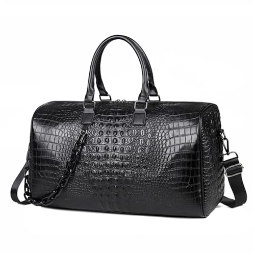 Große Weekender echt Leder Große Kapazität Reise Handtasche Männer Business wasserdichte PU Sling Schulter Tasche Gym Fitness Sport Gepäck Umhängetasche von SUBLXPoten