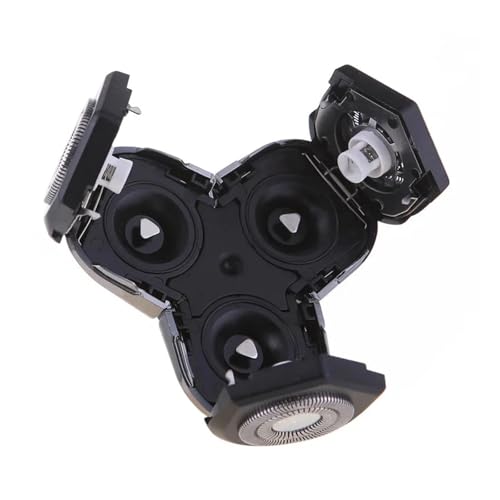 Ersatzklingen For Elektrorasierer, 5–6 Rotierende Klingenköpfe, Zubehör, Universelle Ersatz-Rasierköpfe, Ersatzteile For Haushaltsgeräte(Black three cutter head) von SUBRAZRP