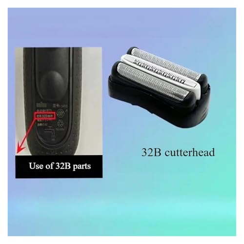 Rasierer S3-Serie Klinge S3 Netzabdeckung Zubehör ， Kompatibel For Braun ， 3010S5408 320S 310S3040S 32B 21B(32B cutter head) von SUBRAZRP