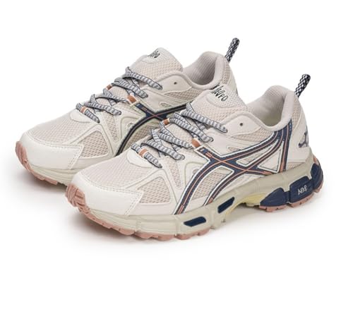 Damen Retro Turnschuhe Dicke Sohle Dämpfung Laufschuhe Mesh Casual Paar Pop Schuhe Low Lace Up Trainers von SUCHETA