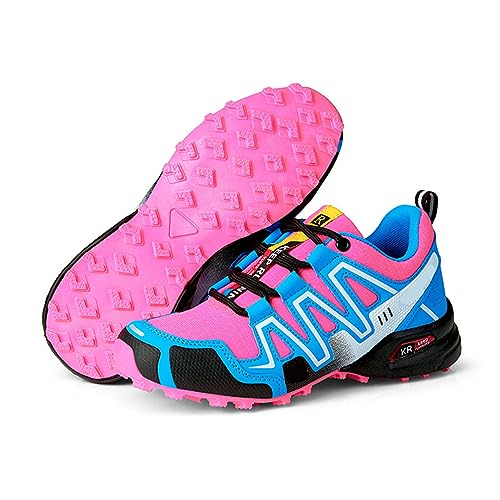 SUCHETA Bequeme, atmungsaktive, trockene Damen-Wanderschuhe Leichte, rutschfeste Wanderschuhe Verschleißfeste, weich besohlte, stoßdämpfende Wanderschuhe für draußen von SUCHETA