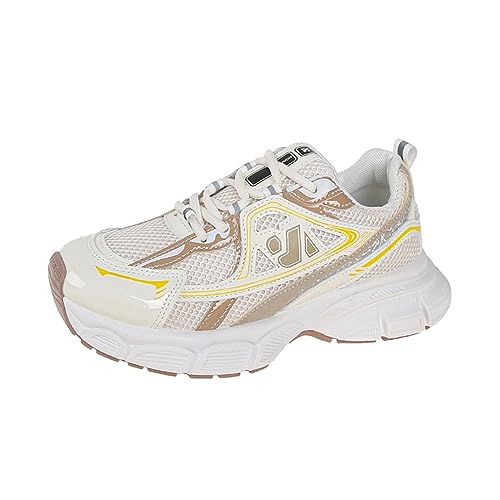 SUCHETA Paris Pops Schuhe weiblich durch das Netzwerk Mode dicken Boden Sport Freizeitschuhe Vier Jahreszeiten einzelne Schuhe runden Kopf Low-Top weiches Futter bequem von SUCHETA