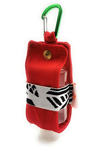 Händedesinfektionsmittelhalter in Reisegröße, Flaschentasche und Karabiner, tragbare Mini-Hüfttasche für Flüssigkeiten, Gürtelschlaufe, Rucksack und Geldbörse, inklusive leerer 60 ml Händedesinfektionsmittelhalter in Reisegröße, Flaschentasche und Karabiner, tragbare Mini-Hüfttasche für Flüssigkeiten, Gürtelschlaufe, Rucksack und Geldbörse, inklusive leerer 60 ml von SUCHI