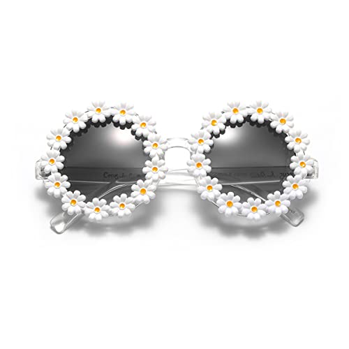 SUCHUANGUANG Daisy Runde Sonnenbrille Partybrille Frauen Mädchen für Sonnenbrille UV400 Beachwear Einfassung SUCHUANGUANG Daisy Runde Sonnenbrille Partybrille Frauen Mädchen für Sonnenbrille UV400 Beachwear Einfassung von SUCHUANGUANG