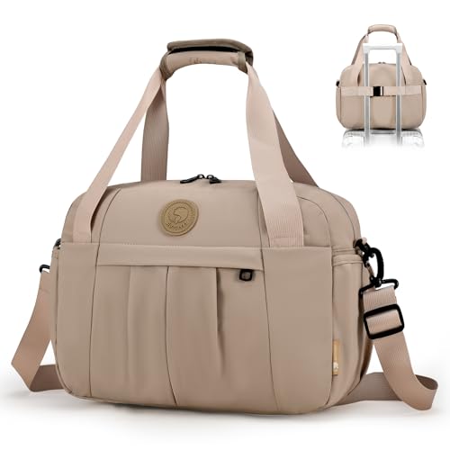 SUCIKORIO 40x30x15cm British Airways Air France Jet 2 Handgepäck Tasche für Flugzeug, Wasserdicht Oxford Reisetasche Faltbar Cabin Bag 18L Carry On Luggage Weekender Damen Herren Mit Nasstasche von SUCIKORIO