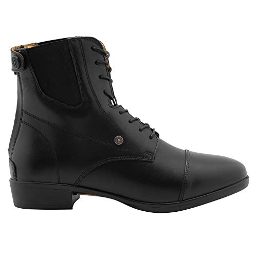 »ADVANCED II BZ LACE« Reit-Stiefelette mit Reißverschluss von SUEDWIND© | Rindsleder Schlüpf-Schuh mit Schnürung | Tolle Passform | OrthoLite© Sohle für maximalen Komfort | Boots | Schwarz Gr. 35 von SUEDWIND FOOTWEAR