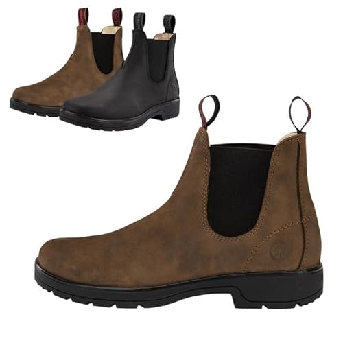SUEDWIND FOOTWEAR Chelsea Boot »1888 Australian Classic« Made in Portugal | Komfort-Einlegsohle | Robustes Oberleder | Schuh mit Lederfutter | Outdoor, Gassigehen, Stall, Reiten - Waxy Braun 39 von SUEDWIND FOOTWEAR