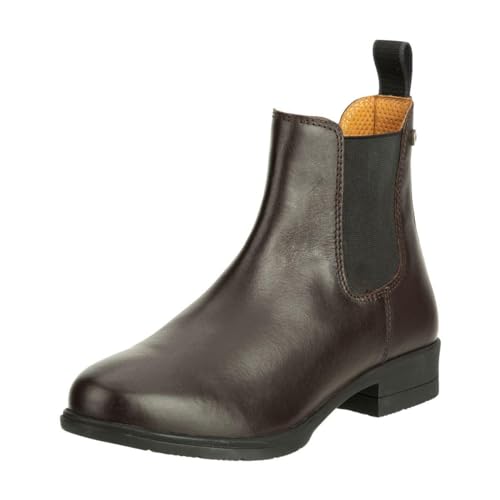 SUEDWIND© Chelsea Stiefelette »Nova Jodhpur Classic« | Bequeme Boots aus Echtleder | Reitschuh Schlupf Stiefel | Rindsleder | Nova Gummisohle | Micro-Lining | Atmungsaktiv | Braun 38 von SUEDWIND FOOTWEAR