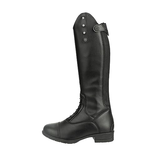 SUEDWIND FOOTWEAR Kinder-REIT-Stiefel »NOVA Kids Fun Glitter« – Komfor-Einlegsohle – YKK-Reißverschluss – Lederlook – Hautverträglich – Atmungsaktiv – Turnier-Konform - 38 N von SUEDWIND FOOTWEAR