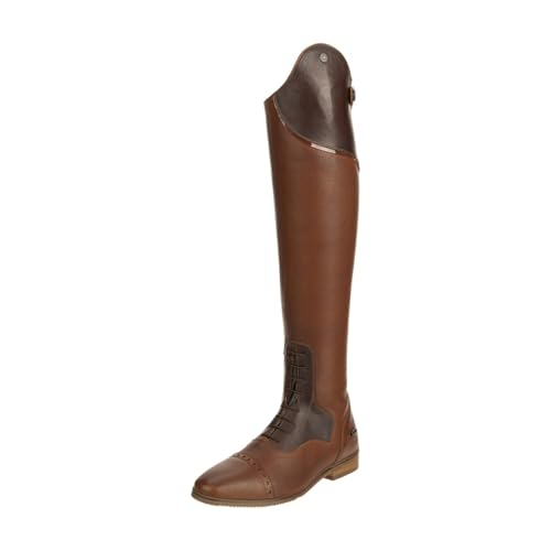 SUEDWIND© Leder-Reit-Stiefel »Florentina Tall« | Feines Oberleder | Lederfutter | Ortholite© | YKK© - Braun - N/L - 40 von SUEDWIND FOOTWEAR