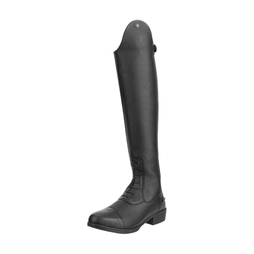 SUEDWIND Leder Reitstiefel für Damen Advanced II Tall Soft – Lederstiefel zum Reiten – Stiefel mit Schnürung, YKK Reißverschluss & Ortholite-Innensohle – schwarz – Gr. 41 - S/L von SUEDWIND FOOTWEAR